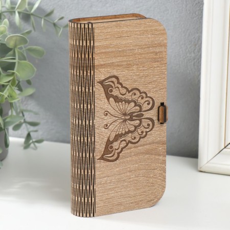 Casket "Butterfly" 17x8.5x3 cm-1