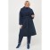 Female coat, size 56, blue color
