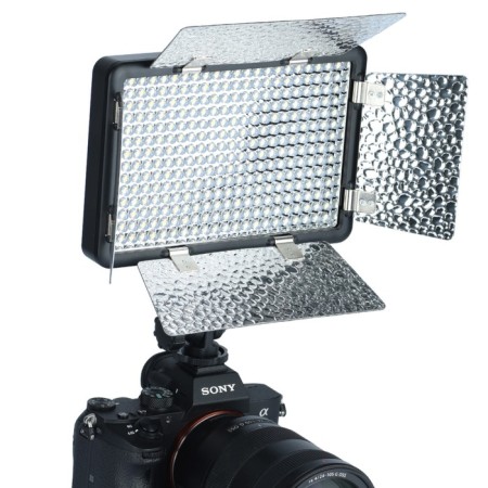LED illuminator with the function of the GODOX LF308BI flash, Necessary, without a remote control-8