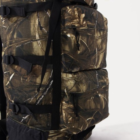 Tourist backpack, 80 l, lightning department, 3 outer pockets, huntsman, khaki color-6
