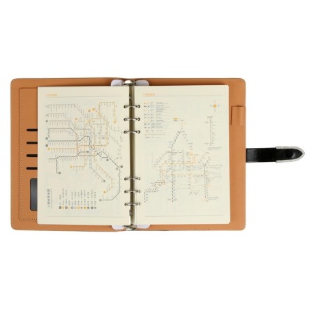 Organizer on the rings A5, 90 sheets in the ruler, with a stream, mix-15