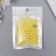 Beads for creativity plastic "Round. Light yellow" d = 3-8 mm, set 10 grams