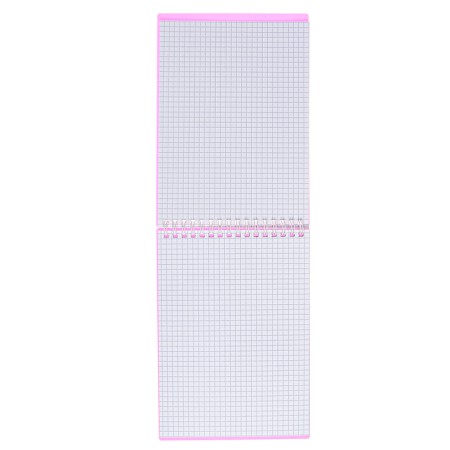 Блокнот А5 80л кл на гребне NEWtone PASTEL ПИОН, пласт обл, бл 80 г/м2-3