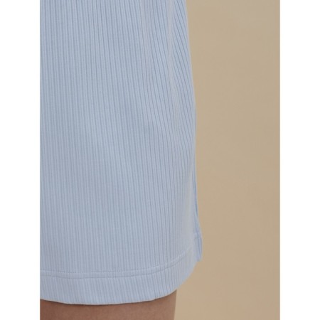 Women's shorts, size m, blue color-3