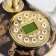 Retro telephone "Golden Pattern"