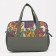 Road bag on lightning, 3 outer pockets, long belt, khaki color