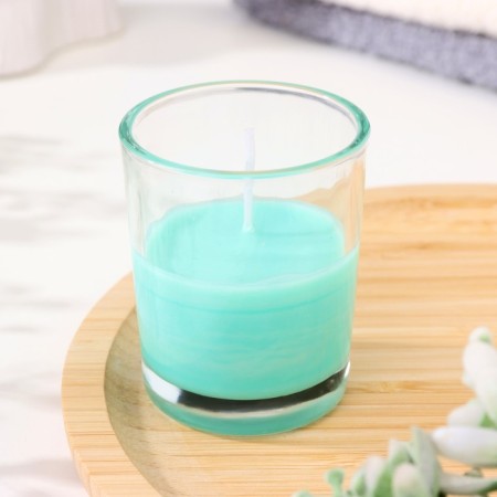 Aromatic candle in glass 5x6cm, apple-1