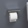 Toilet paper holder, with a shelf for a phone