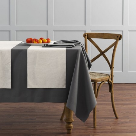 A set of tracks on the Ibitsa table, size 43 x 140 cm - 4 pcs, cream color