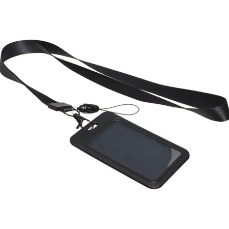 Baig-carman vertical plastic, external 110x68mm, internal 85x54mm, tape 80x2cm, black.-2