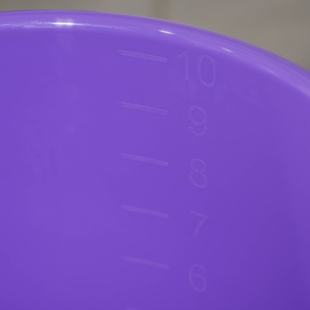 A bucket with a measured scale, 10 l, color mix-2