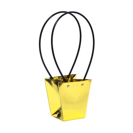 Bag for colors "Gold", moisture -resistant, 12 x 12 - 8 x 8 - 12.5 cm-2