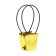 Bag for colors "Gold", moisture -resistant, 12 x 12 - 8 x 8 - 12.5 cm