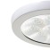 Lamp with the sound sensor "Lyra" LED 12W white 29x29x4.5 cm