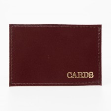 Cartholder, burgundy color
