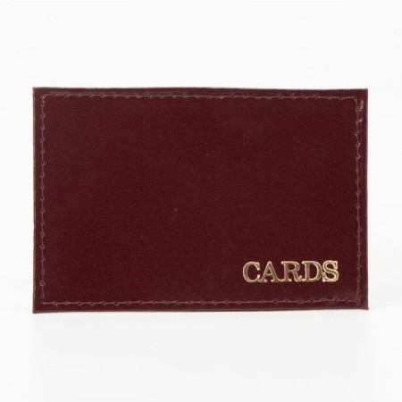 Cartholder, burgundy color