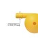 Distant sprayer, fitting under the hose 3/4 "(19 mm), plastic," Snail ", Greengo