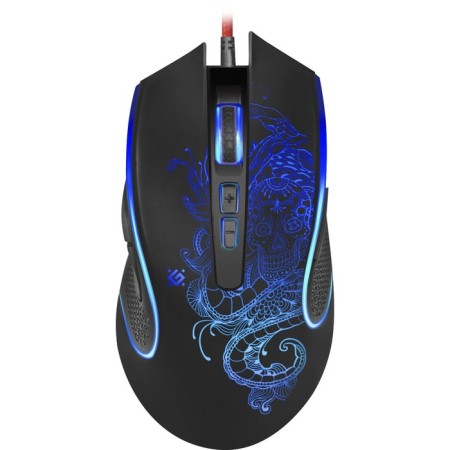 Mouse Defender Venom GM-640L, wired, game, optical, backlight, 7200DPI, black-1
