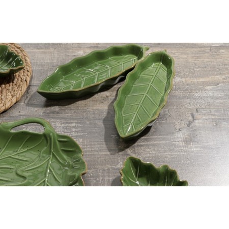 Serving share "Leaf", 25 × 9 × 2.8 cm, green color-5