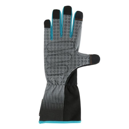 Polyester gloves, no coating, with dots, size 8, gray, Gardena-2