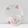 Service porcelain tea shade "Bunny", 12 objects: 6 cups 250 ml, 6 saucer d = 15 cm, white color