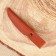 Scabbard - leather knife cover, under the blade up to 9 x 2.5 cm, brown