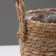 Kashpo wicker "Kenya" cylinder with handles, 15.5x15.5x13.5 cm, natural