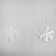 Garland “thread” 2 m with nozzles “Matova Snowflake”, IP20, transparent thread, 36 LED, glow warm white, 220 V