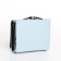 Women's wallet on the button, blue color
