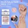 Fires “Fire”, 12 pcs, with adhesive plates, ballerina shape, pink/white color
