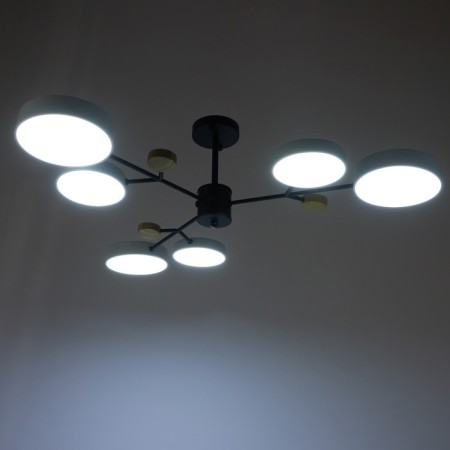 Люстра 1075/6WT LED 72Вт белый 98х98х60 см BayerLux-4