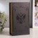 Safe Brush Tree leatherette "Russia - Great Power" embossing 21x13x5 cm