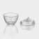 Glass Sugar "Apple", 300 ml, 10 × 11 cm