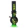 Bong, H-32 cm, "Flame", acrylic, green