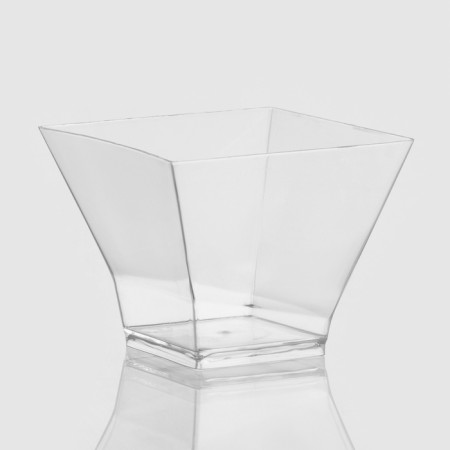 Plastic disposable form for bundles "Pagoda", 90 ml, 6.2 × 6.2 cm, the color is transparent-7