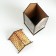 New Year's tea house "House. Black Gold" 20x10.5x9.5 cm