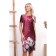 Female dress, size 50, burgundy color