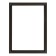 Frame for paintings (mirrors) 10 x 15 x 1.2 cm, plastic, calligrata pkm, black