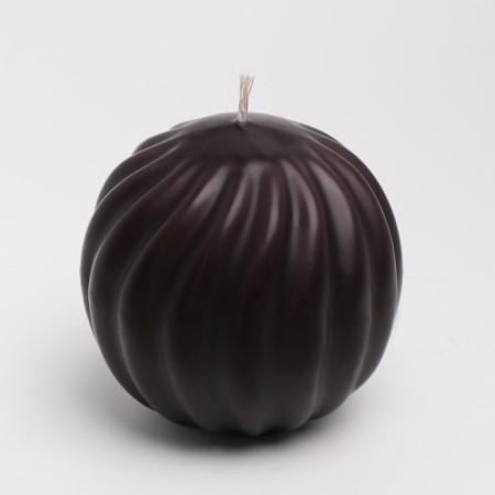 Figure candle "ball", 7x7 cm, black, 5 hours-1