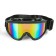 Glass-mask for motorcycle driving, chameleon glass, black color