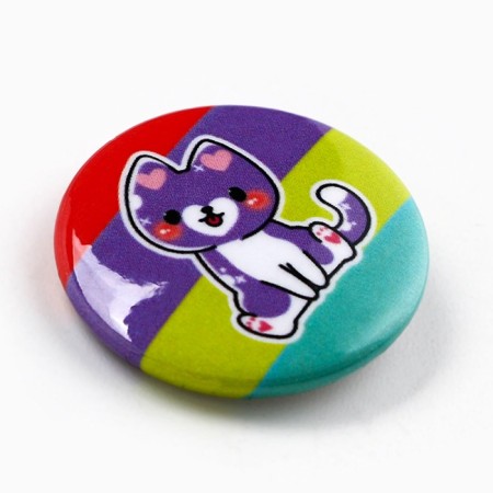 Metal icon "cat", 25 mm-1