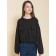 Sweatshirt for girls, height 164 cm, black color