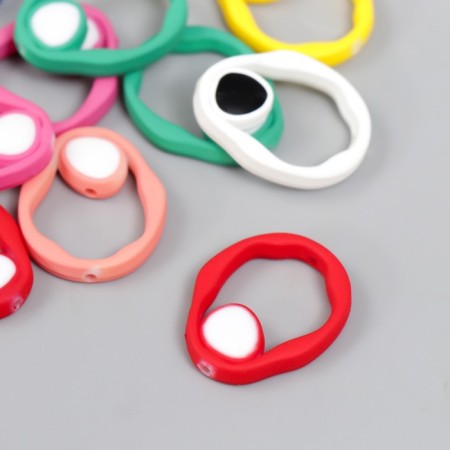 Acryl beads for the work of the "irregularly form" mix 0.4x2.1x2.6 cm-1