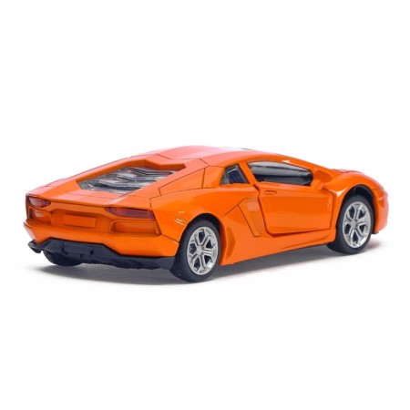 Metal machine "Supercar", inertial, light and sound, scale 1:32-3