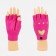 Mittens female, dimensionless, without insulation, pink color