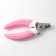 Coogers of the side with 2 holes, large, pink-white