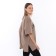 T-shirt female, brown color, Oversize size (42-46)