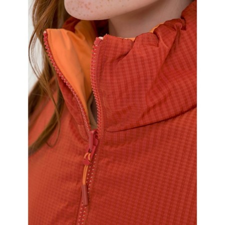 Vest for girls, height 128 cm, orange color-9