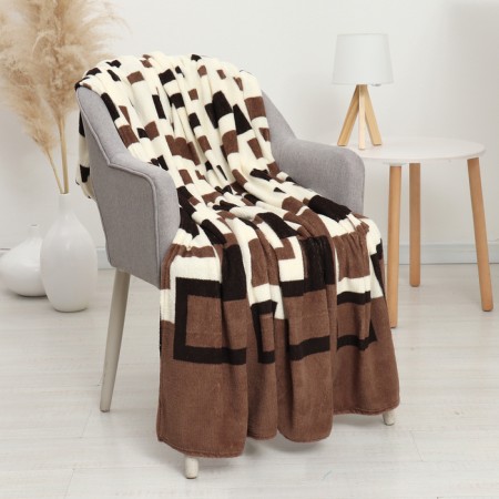 Plaid 150x200 cm, coral-flis 165g/m, polyester