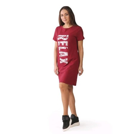 Tunic Relax, size 46, burgundy color-1